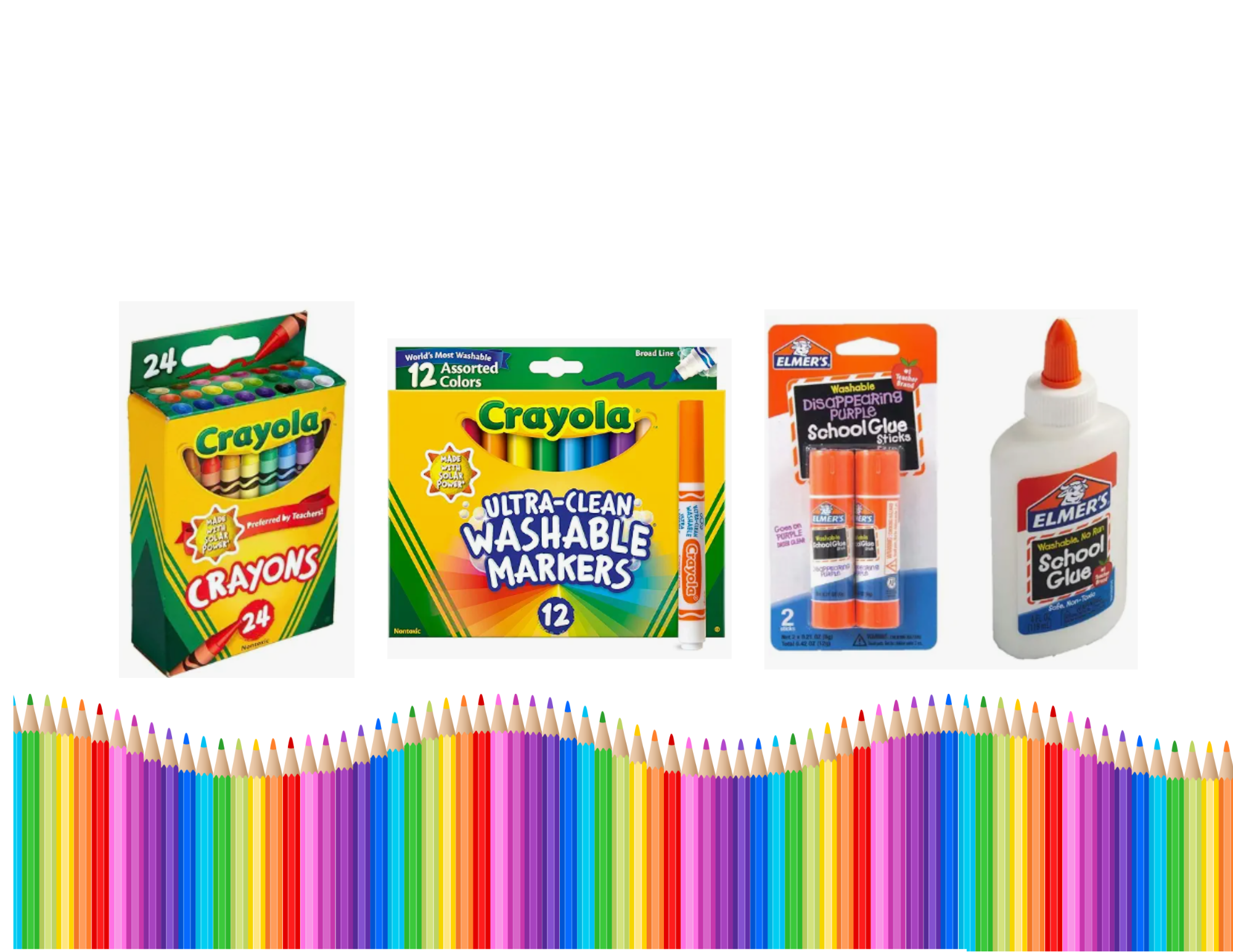 Back to school supplies